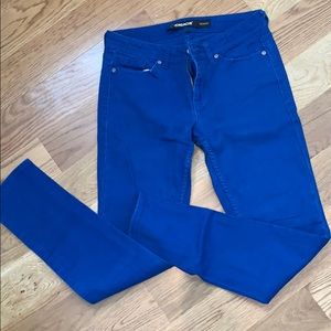 Royal blue skinny jeans